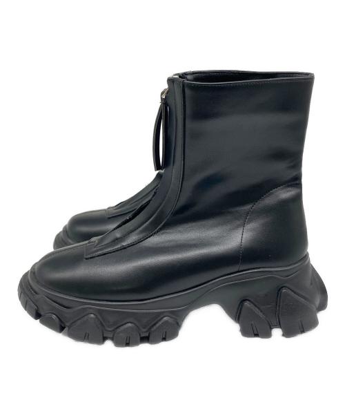 Knuth Marf（クヌースマーフ）Knuth Marf (クヌースマーフ) unique sole boots ブラック サイズ:25の古着・服飾アイテム