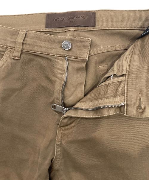 DOLCE & GABBANA（ドルチェ＆ガッバーナ）DOLCE & GABBANA (ドルチェ＆ガッバーナ) ストレートパンツ ブラウン サイズ:48の古着・服飾アイテム