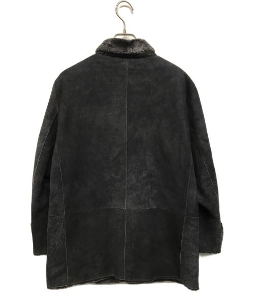 GIORGIO ARMANI（ジョルジョアルマーニ）GIORGIO ARMANI (ジョルジョアルマーニ) ムートンジャケット グレー サイズ:52の古着・服飾アイテム