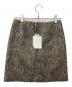 MACPHEE (マカフィー) モヘヤミックスシャギー ミニスカート ブラウン サイズ:36 未使用品：4000円