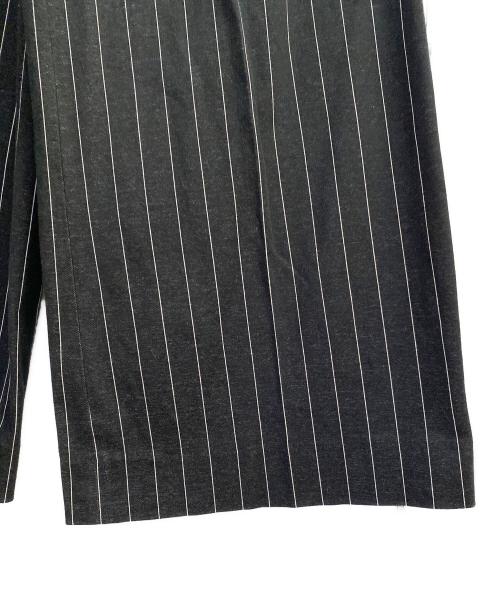 masu（エムエーエスユー）MASU (エムエーエスユー) CLASSIC EASY TROUSERS ブラック×ホワイト サイズ:46の古着・服飾アイテム