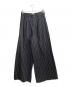 MASU（エムエーエスユー）の古着「CLASSIC EASY TROUSERS」｜ブラック×ホワイト