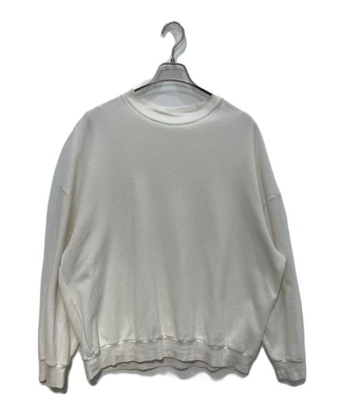 blurhms ROOTSTOCK（ブラームスルーツストック）blurhms ROOTSTOCK (ブラームスルーツストック) Rough & Smooth Thermal Rib P/O ホワイト サイズ:4の古着・服飾アイテム