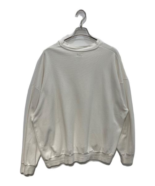 blurhms ROOTSTOCK（ブラームスルーツストック）blurhms ROOTSTOCK (ブラームスルーツストック) Rough & Smooth Thermal Rib P/O ホワイト サイズ:4の古着・服飾アイテム
