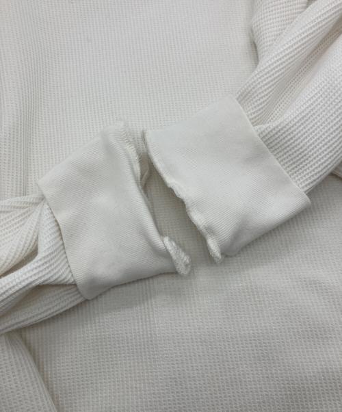blurhms ROOTSTOCK（ブラームスルーツストック）blurhms ROOTSTOCK (ブラームスルーツストック) Rough & Smooth Thermal Rib P/O ホワイト サイズ:4の古着・服飾アイテム