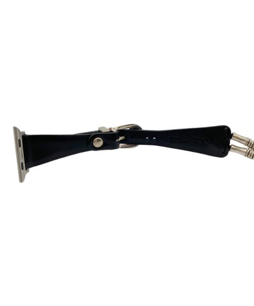 TOGA TOO（トーガ・トゥ）TOGA TOO (トーガ・トゥ) DOUBLE BUCKLE WATCH BELT ブラック×シルバーの古着・服飾アイテム