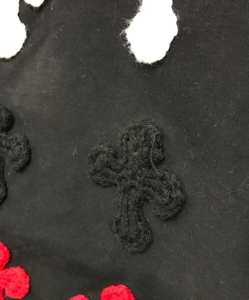 SYUMAN.（シュウマン）SYUMAN. (シュウマン) Y.A.R.N (ヤーン) DOCKING SKIRT MA-1 JKT クロス刺繍 ブラック サイズ:1の古着・服飾アイテム