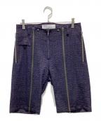 DAIRIKUダイリク）の古着「Tweed A-11 Half Pants」｜ネイビー