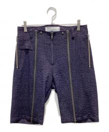 DAIRIKU（ダイリク）の古着「Tweed A-11 Half Pants」｜ネイビー