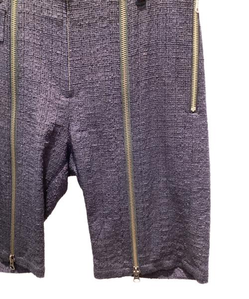 DAIRIKU（ダイリク）DAIRIKU (ダイリク) Tweed A-11 Half Pants ネイビー サイズ:Sの古着・服飾アイテム