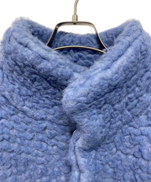 ERL（イーアールエル）ERL (イーアールエル) 25AW 刺繍フリースジャケット ブルー サイズ:Sの古着・服飾アイテム