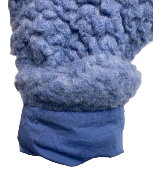 ERL（イーアールエル）ERL (イーアールエル) 25AW 刺繍フリースジャケット ブルー サイズ:Sの古着・服飾アイテム