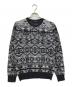 PHENOMENON（フェノメノン）の古着「CHIMAYO CREW KNIT」｜グレー×ホワイト