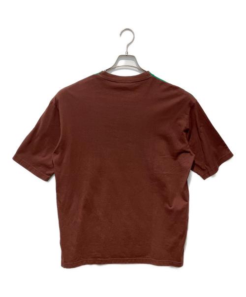 UNDERCOVERISM（アンダーカバーイズム）UNDERCOVERISM (アンダーカバーイズム) 前後切替TEE NEO BOY グリーン×ブラウン サイズ:3の古着・服飾アイテム