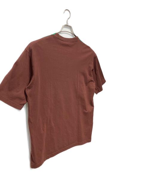 UNDERCOVERISM（アンダーカバーイズム）UNDERCOVERISM (アンダーカバーイズム) 前後切替TEE NEO BOY グリーン×ブラウン サイズ:3の古着・服飾アイテム