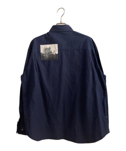 UNDERCOVER（アンダーカバー）UNDERCOVER (アンダーカバー) OXワッペン&JQパッチシャツ ネイビー サイズ:2の古着・服飾アイテム