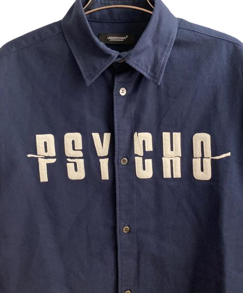 UNDERCOVER（アンダーカバー）UNDERCOVER (アンダーカバー) OXワッペン&JQパッチシャツ ネイビー サイズ:2の古着・服飾アイテム