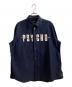 UNDERCOVER（アンダーカバー）の古着「OXワッペン&JQパッチシャツ」｜ネイビー
