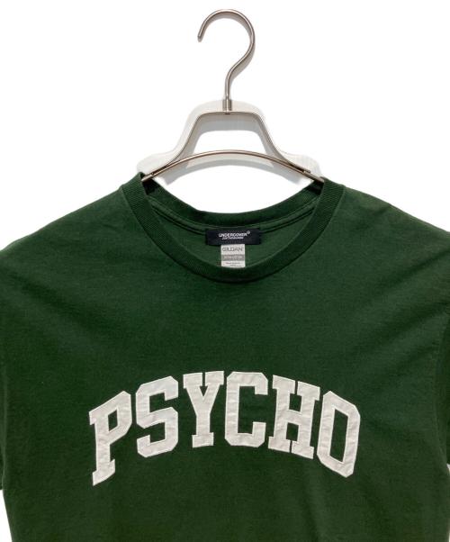UNDERCOVER（アンダーカバー）UNDERCOVER (アンダーカバー) PSYCHO Tee グリーン サイズ:Lの古着・服飾アイテム