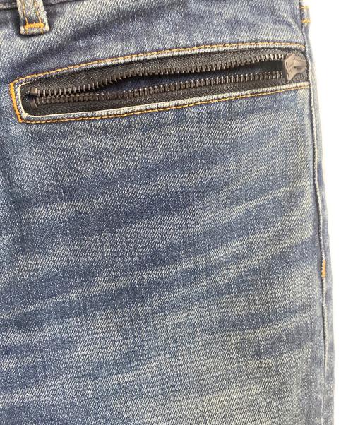 UNDERCOVER（アンダーカバー）UNDERCOVER (アンダーカバー) ハンドビーズ ニーリップ加工 デニムパンツ インディゴ サイズ:2の古着・服飾アイテム