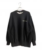 UNDERCOVERアンダーカバー）の古着「スウェット/WELCOME TWIN PEAKS 5」｜ブラック×スカイブルー