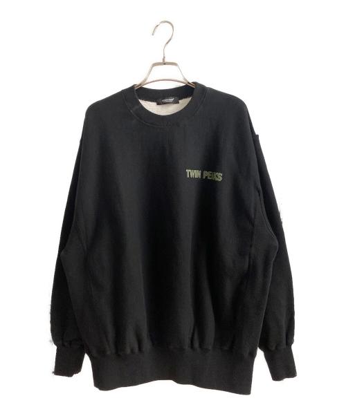 UNDERCOVER（アンダーカバー）UNDERCOVER (アンダーカバー) スウェット/WELCOME TWIN PEAKS 5 ブラック×スカイブルー サイズ:2の古着・服飾アイテム