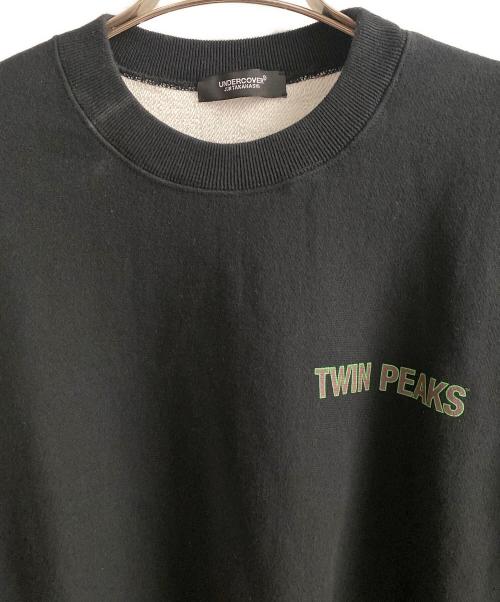 UNDERCOVER（アンダーカバー）UNDERCOVER (アンダーカバー) スウェット/WELCOME TWIN PEAKS 5 ブラック×スカイブルー サイズ:2の古着・服飾アイテム