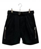 UNDERCOVERアンダーカバー）の古着「ZIP POCKET SHORTS」｜ブラック