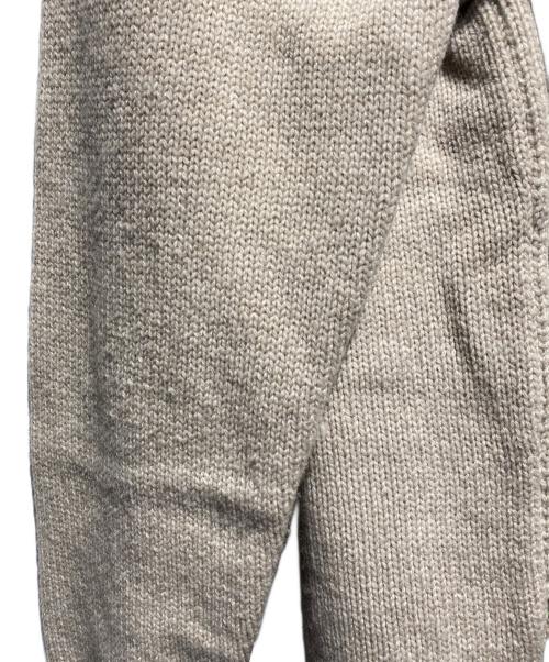 UNDERCOVER（アンダーカバー）UNDERCOVER (アンダーカバー) ッチ ワーク 刺繍 コラージュニット ベージュ×グリーン サイズ:3の古着・服飾アイテム