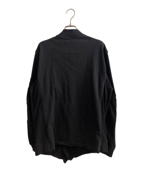 UNDERCOVER（アンダーカバー）UNDERCOVER (アンダーカバー) 歪み加工MA-1スウェット ブラック サイズ:2の古着・服飾アイテム