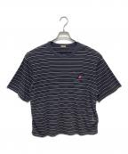 The shepherd UNDERCOVERザシェパード アンダーカバー）の古着「ヘビーコットンボーダーTee」｜グレー×ホワイト