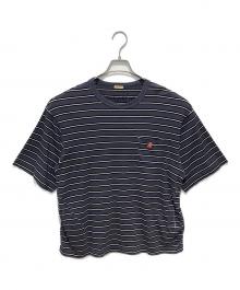 The shepherd UNDERCOVER（ザシェパード アンダーカバー）の古着「ヘビーコットンボーダーTee」｜グレー×ホワイト