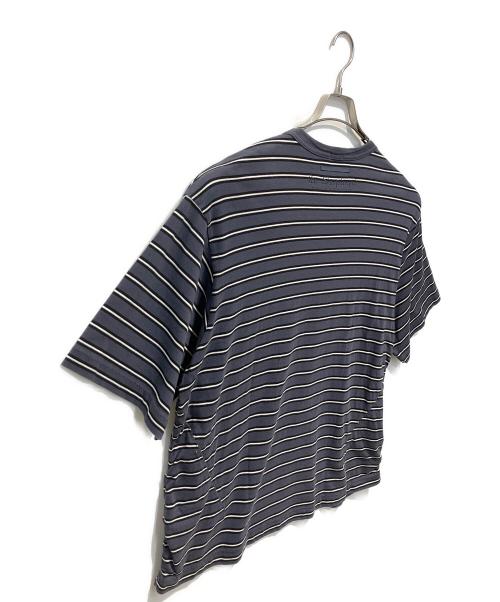 The shepherd UNDERCOVER（ザシェパード アンダーカバー）The shepherd UNDERCOVER (ザシェパード アンダーカバー) ヘビーコットンボーダーTee グレー×ホワイト サイズ:２の古着・服飾アイテム