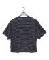 The shepherd UNDERCOVER (ザシェパード アンダーカバー) ヘビーコットンボーダーTee グレー×ホワイト サイズ:２：8000円
