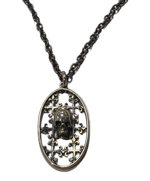 Hysteric Glamour（ヒステリックグラマー）Hysteric Glamour (ヒステリックグラマー) le tabou (ル タブー) Open work skull motif ネックレス シルバーの古着・服飾アイテム