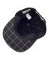 中古・古着 UNDERCOVER (アンダーカバー) Ac/WウィンドウペンCKBBCAP　UP2D4H02 ブラック×ホワイト サイズ:-：10000円