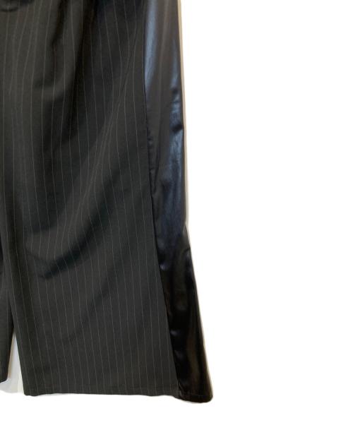 UNITED TOKYO（ユナイテッドトーキョー）UNITED TOKYO (ユナイテッドトーキョー) ダブルタックサイドラインワイドパンツ ブラック サイズ:2の古着・服飾アイテム