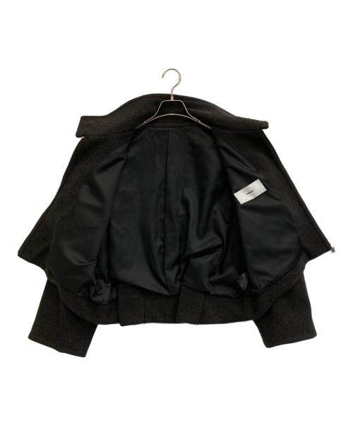 STUDIOUS（ステュディオス）STUDIOUS (ステュディオス) Stand Collar Wool Blouson ダークブラウン サイズ:FREEの古着・服飾アイテム