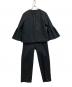 Mila Owen（ミラオーウェン）の古着「フレアタックスリーブジャケット×パンツSET」｜ブラック