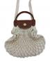 LONGCHAMP (ロンシャン) LE PLIAGE FILETメッシュポシェット アイボリー：7000円