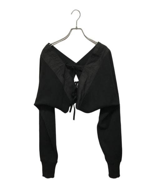 INSCRIRE（アンスクリア）INSCRIRE (アンスクリア) Under bolero （アンダーボレロ） ボレロカーディガン ブラック サイズ:FREEの古着・服飾アイテム