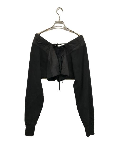 INSCRIRE（アンスクリア）INSCRIRE (アンスクリア) Under bolero （アンダーボレロ） ボレロカーディガン ブラック サイズ:FREEの古着・服飾アイテム