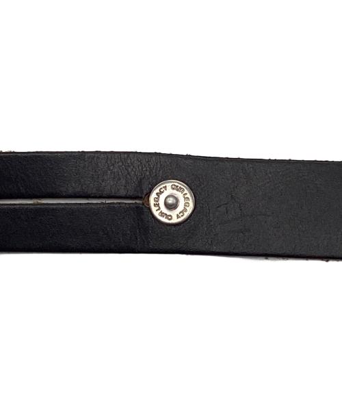 OUR LEGACY（アワーレガシー）OUR LEGACY (アワーレガシー) TWIN TONGUE BELT ブラックの古着・服飾アイテム