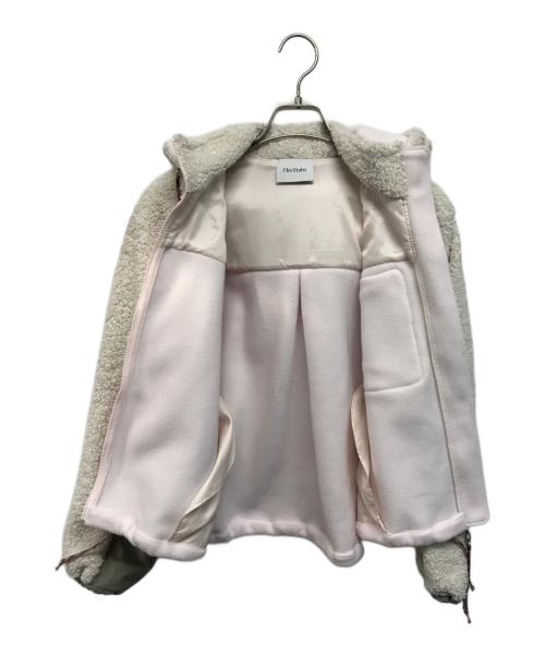 Her Praha（ハープラハ）Her Praha (ハープラハ) Glenn boa jacket ボアジャケット フリースジャケット ピンク サイズ:FREEの古着・服飾アイテム