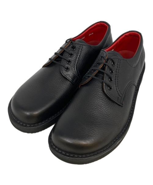 REGAL Shoe & Co.（リーガル シュー＆カンパニー）REGAL Shoe & Co. (リーガル シュー＆カンパニー) シボレザーレザーシューズ ブラック サイズ:26.5の古着・服飾アイテム