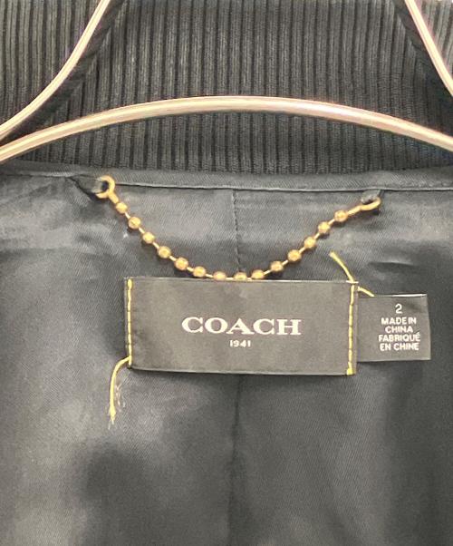 COACH（コーチ）COACH (コーチ) スタジャン ブラック サイズ:2の古着・服飾アイテム
