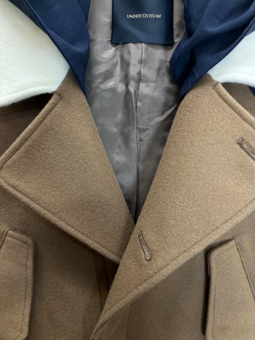 UNDERCOVERISM（アンダーカバーイズム）UNDERCOVERISM (アンダーカバーイズム) N4207　袖配色CaメルトンマウンテンPK ブラウン サイズ:2の古着・服飾アイテム