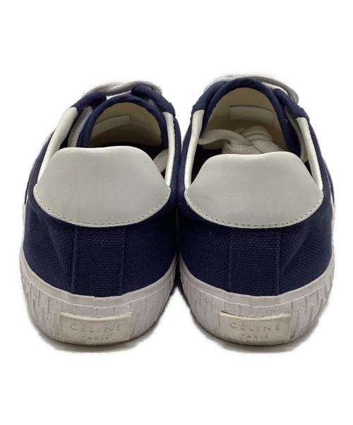 CELINE（セリーヌ）CELINE (セリーヌ) Plimsole Canvasスニーカー ネイビー サイズ:37の古着・服飾アイテム