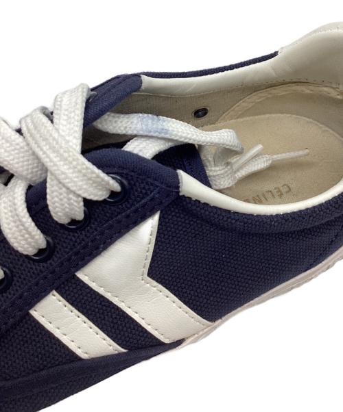 CELINE（セリーヌ）CELINE (セリーヌ) Plimsole Canvasスニーカー ネイビー サイズ:37の古着・服飾アイテム