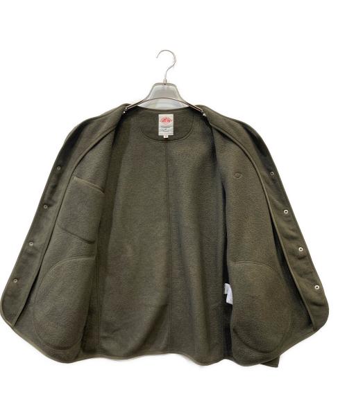 DANTON（ダントン）DANTON (ダントン) フリースカラーレスジャケット オリーブ サイズ:４４の古着・服飾アイテム